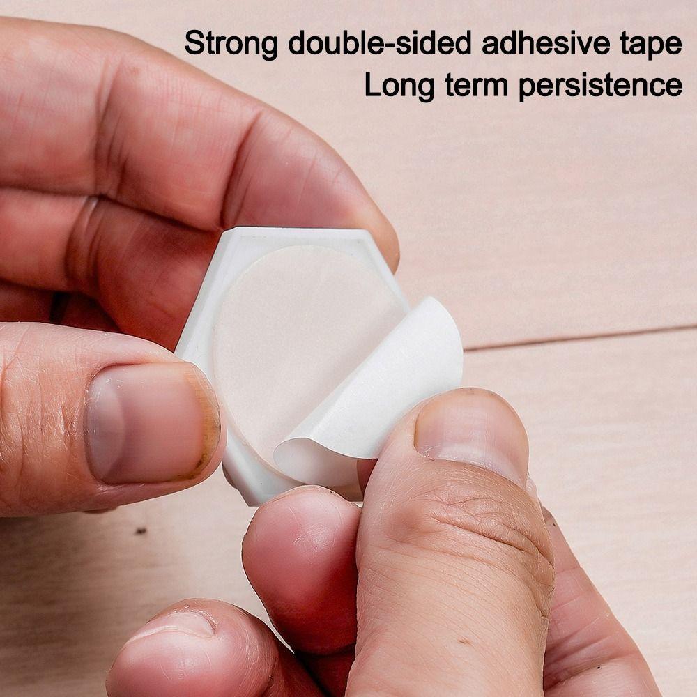 4Pcs Durable Self Adhesive Universal Wheel Mute 7Beads Mini Pulley Base Self Adhesive Pulley