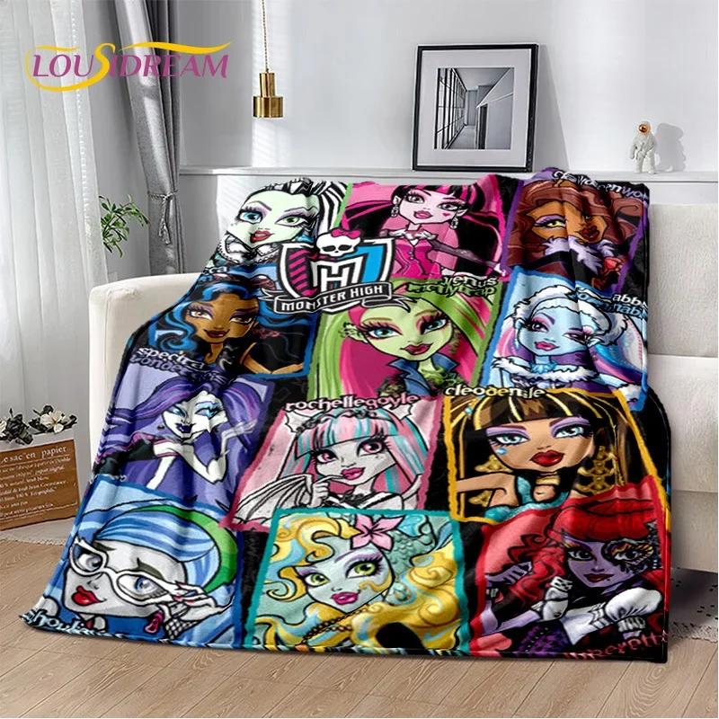 Cartoon Monster High Draculaura Wampir Miękkie Koce, Utrzymuj Ciepły Koc Wygodny Na Piknik Łóżka Sofa Dom Sypialnia Dzieci