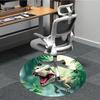 1pc Dinosaur, Prehistoric Chair Carpet for Office, Soft Comfortable Mat For Office, Living Room, Bedroom, Machine Washable Carpet yy251112085