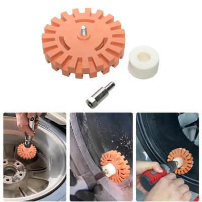 Decal Remover Eraser Wheel Attachment Professional Easy To Use Premium Sticker Tool for Rvs