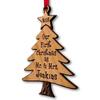 Newlywed Christmas Ornament Lovebirds Personalized Heart Tree Trunk Design Mr Mrs Wedding Date Name Engraved Couples Our