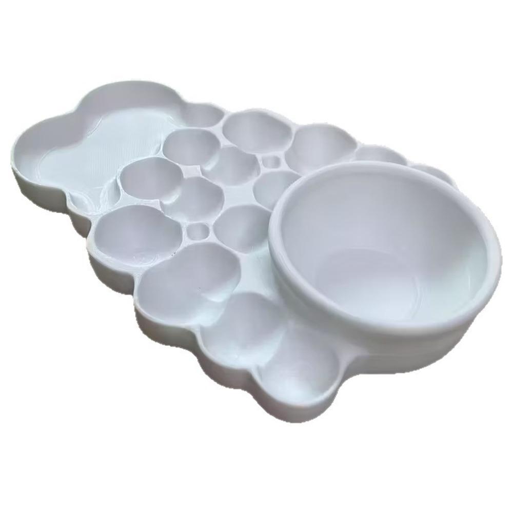

Creative Watercolor Paint Tray Reusable Paint Pigment Tray Drawing Tool Color Mixing Pallet Travel