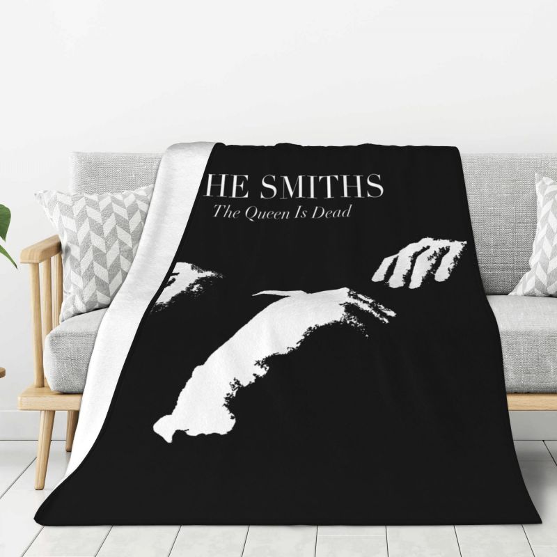 Custom Smiths Heaven Knows Lyrics Blankets Warm Flannel Throw Blanket for Bedroom Office Bedspreads 130x150cm