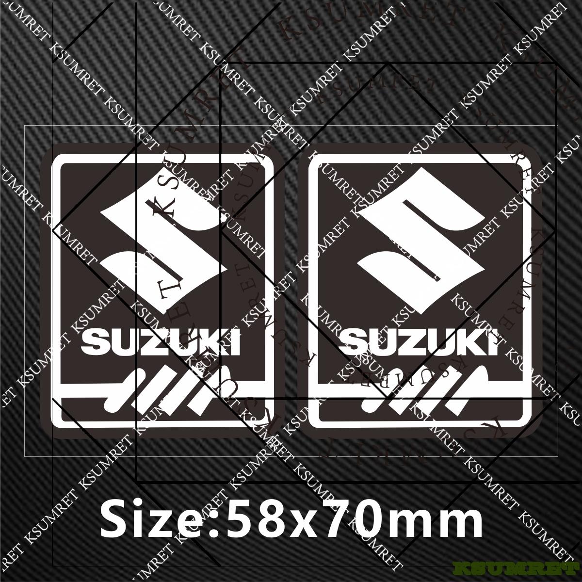 AAGK1 For Suzuki Stickers Decal Motorcycle Sticker Moto Emblem Tank Decals белый