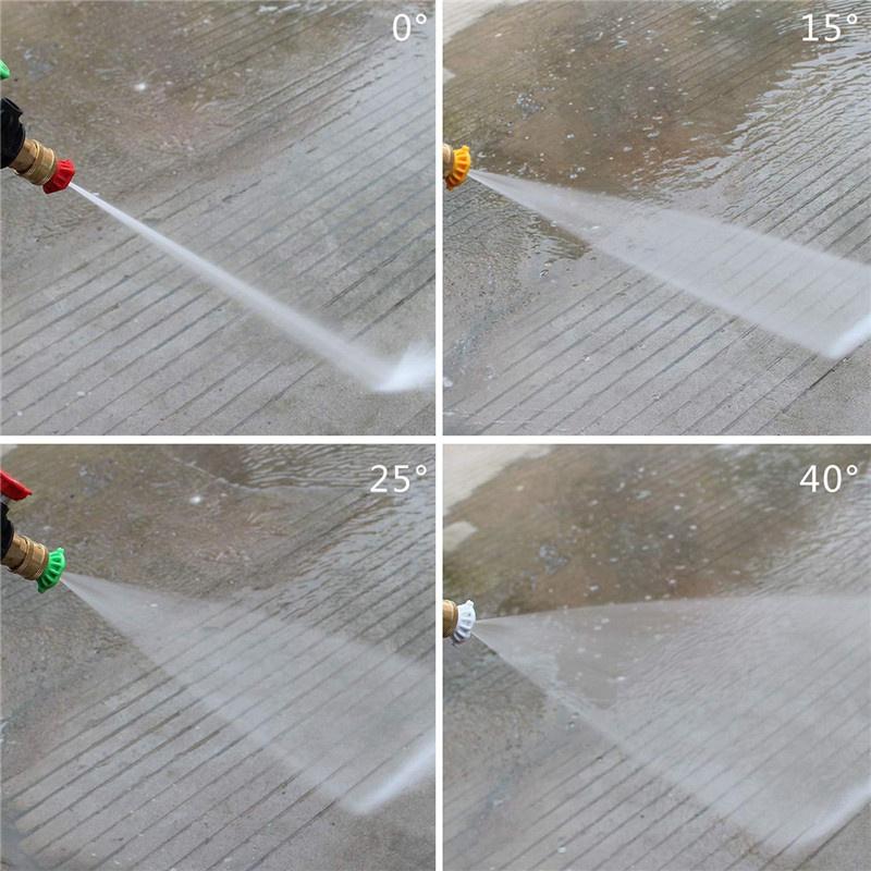 Jato de água de alta pressão da arma da arruela do poder carro de 3000 libras por polegada quadrada limpo com 5 tipos bocais