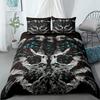 Symphony Dolphins Duvet Cover Set UK Single Double Queen US Twin Full King Size Pkm Bed Linen Set
