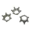 50pcs Crown Charms Beads for Jewelry Making Necklace Earrings Antique Bronze