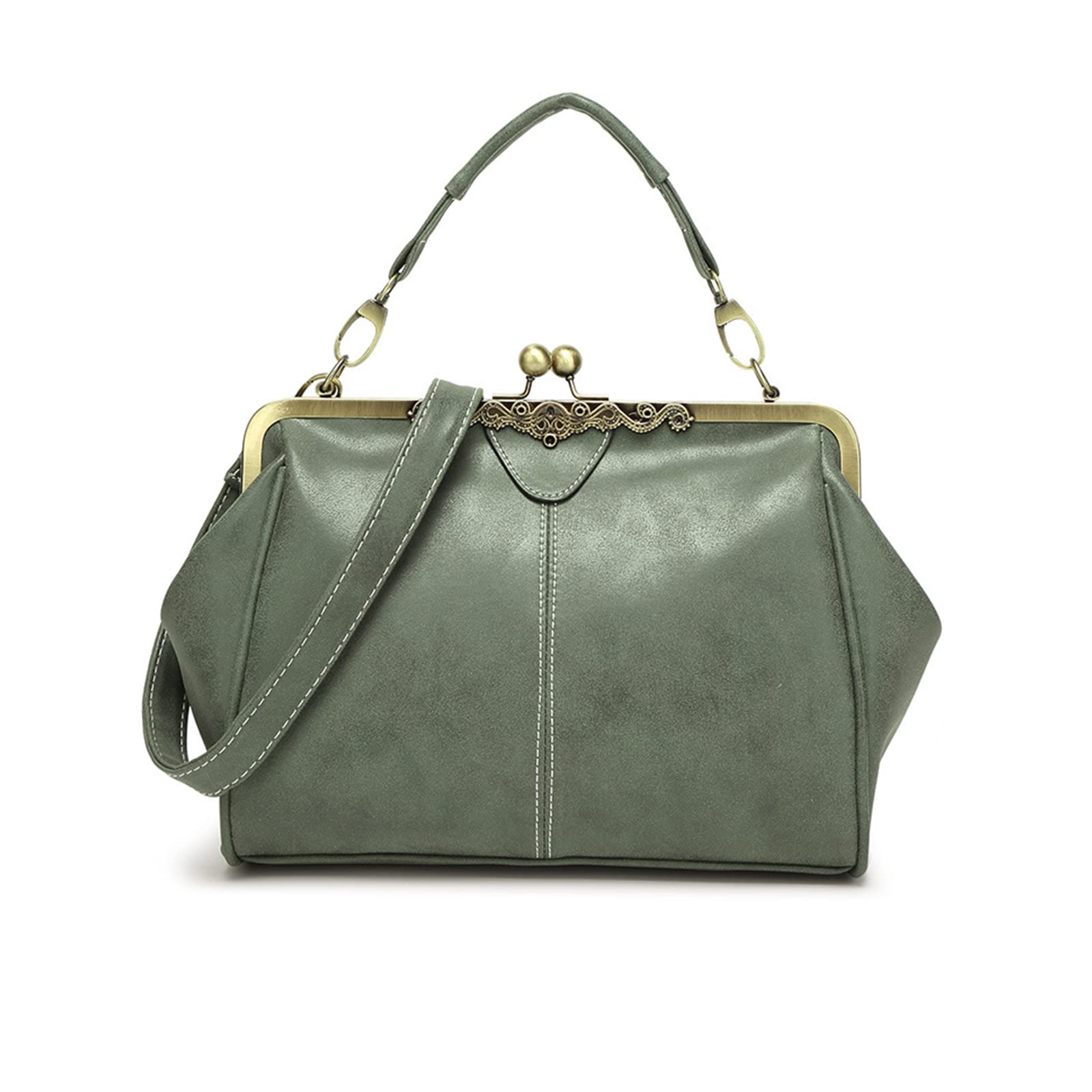

NICOLE & DORIS Women s Handbag with Clasp Closure, 2-Way, Waterproof, Lightweight, Crossbody Bag, Shoulder Bag, Party Bag, Cute Handbag, Stylish PU
