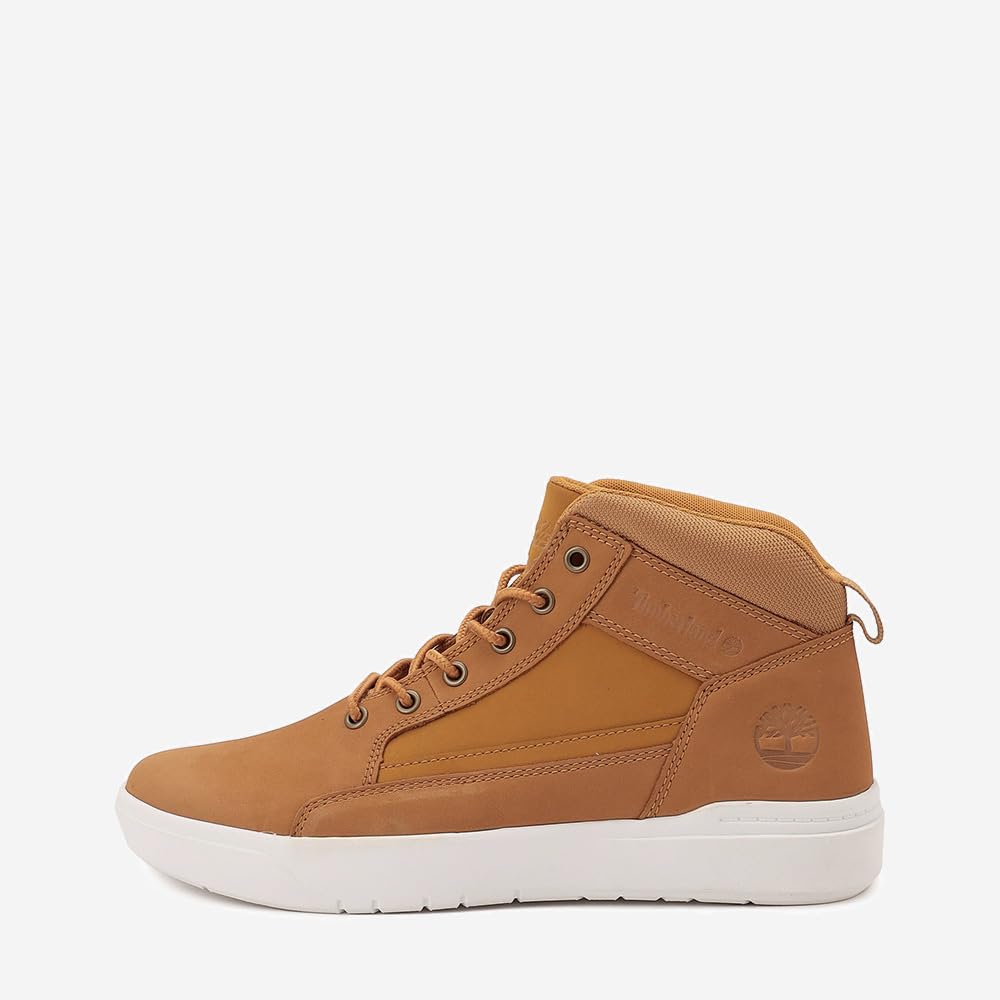 Timberland Allston Mid Wheat Size Men's Sneakers, TB0A65Q17541, Nubuck, 7.0 (25.0cm),