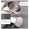 Stainless Steel Teapot Coffee Pot Kettle With Filtering Holes Support Stove Cooking Home Kitchen Bar Coffee Shop Accessories