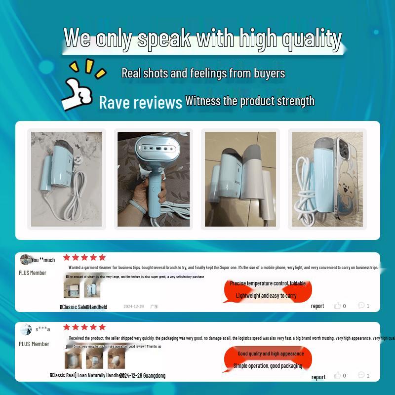 SUPOR Portable Foldable Handheld Garment Steamer