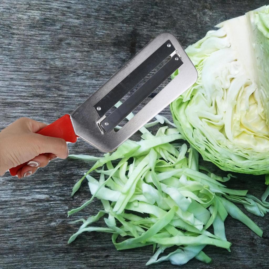 Cabbage Chopper Shredder Kitchen Slicer Carrot Onion Slicer Peeler Shredder Durable 2 Slice Blades Vegetable Slicer Fish Scale