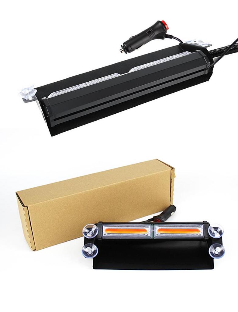Car Strobe Warning Light with COB Shovel Light for Front/Rear Windshield