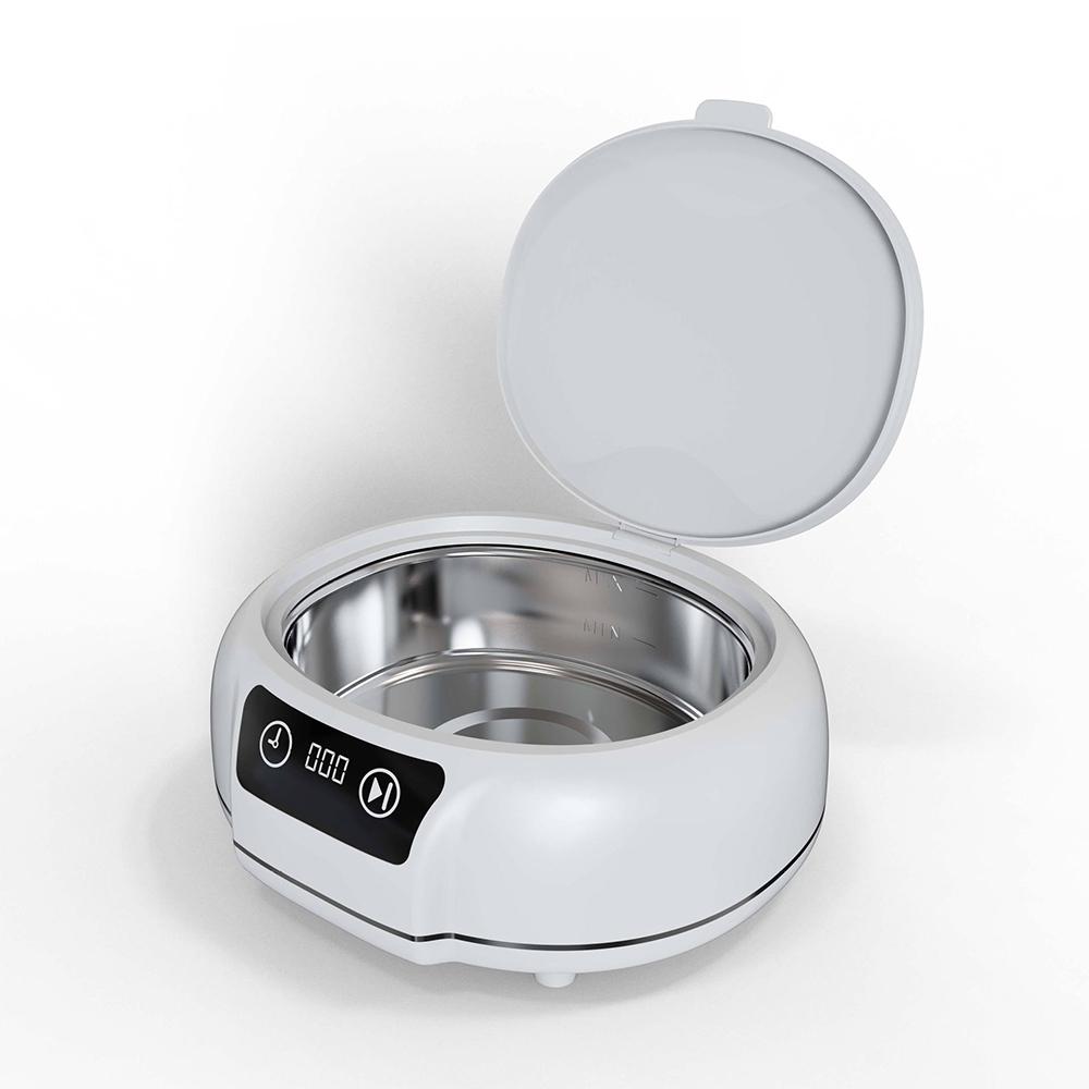 

700 мл ультразвуковой очиститель стоматологический ультразвуковой очиститель для ретейнеров портативный очиститель ювелирных изделий для зубных протезов ретейнер капа EU белый