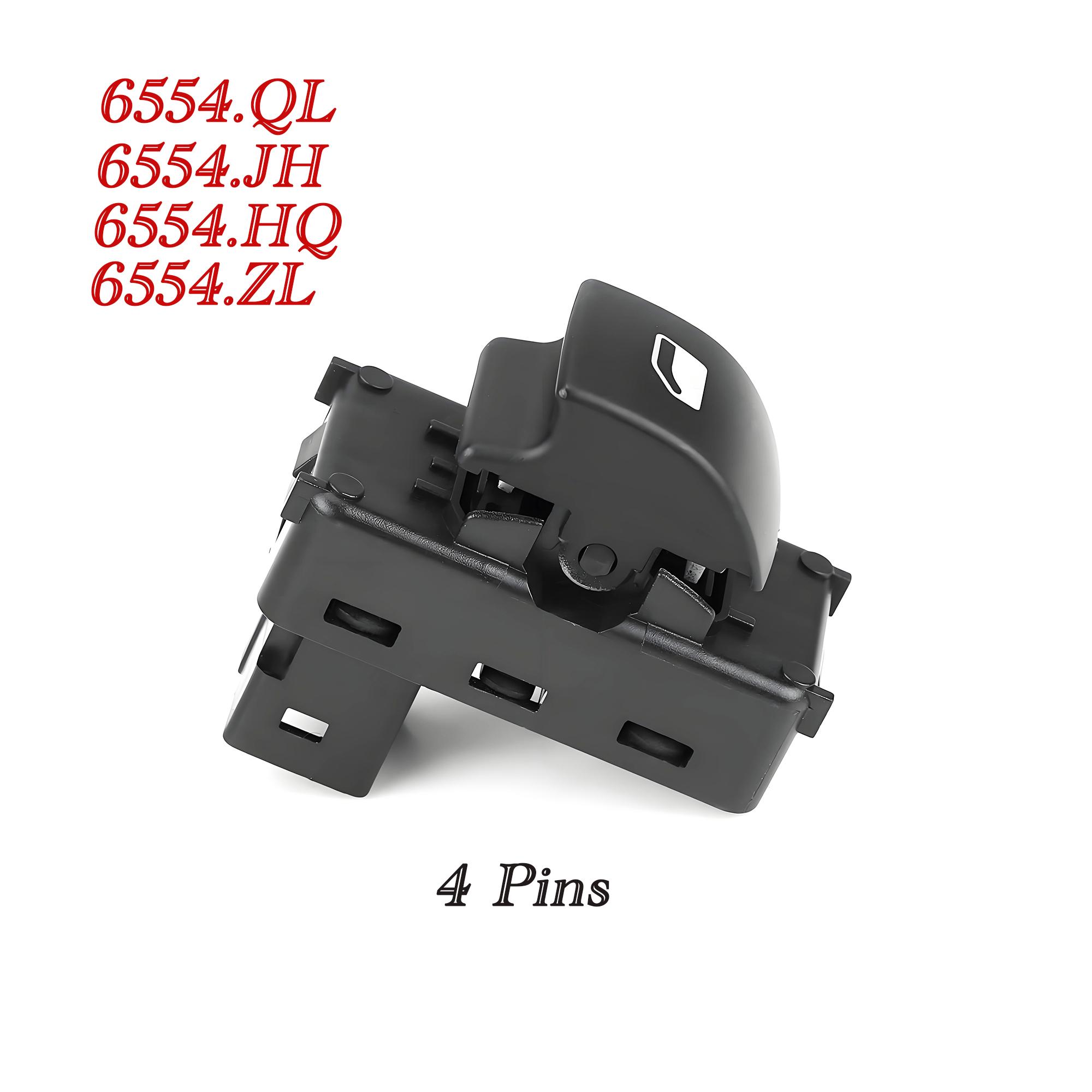

6554.YH 6554.QL Master Power Window Mirror Control Switch Button For Citroen C4 Grand,Picasso 2006 2007 2008 2009 2010 2011-2013 One Button