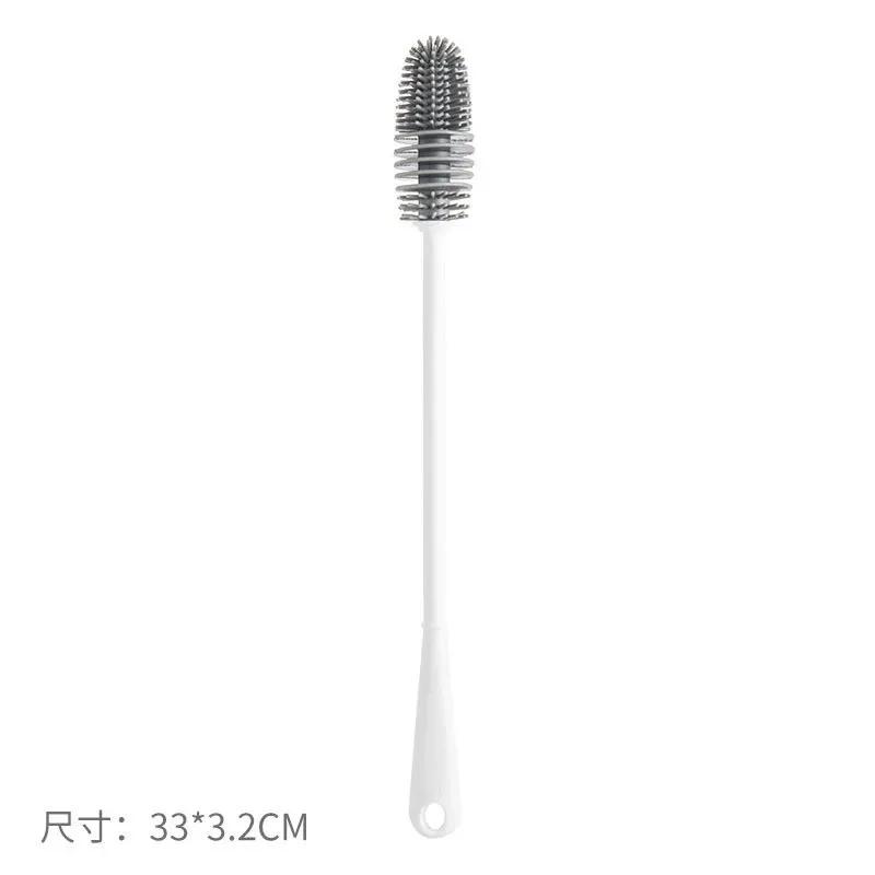 Silicone Cup Brush Cup Cleaning No Dead Corners Or Gaps Plastic Brush Milk Bottle Cleaning Brush Household