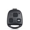 Capa de Chave de Carro Remota Para Toyota Corolla Land Cruiser Yaris Camry Rav4 Para Lexus Rx300 Es300 2/3 Botões Estojo de Chave Fob Logo