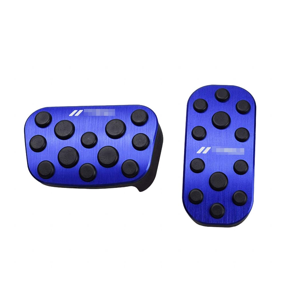 

BOYOUS Эксклюзивный дизайн Toyota Высококачественные алюминиевые педали Не требуется инструментов Набор накладок на педали тормоза и газа PRIUS Подходит для многих моделей Новый Noah Voxy 90 синий