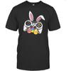 Video Game Bunny Eggs Costume Easter Day Boys Kids Unisex Shirt Gift Women Men T-Shirt (Black;M)