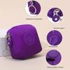 1Pc Women's Mini Nylon Zipper Wallet, Portable Coin Change Purse, All-in-One Organizer for Credit Card, ID, Key, Earphone