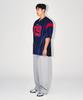 BORN TO WIN Chrome B Maxi Wide Pants [Melange Grey]