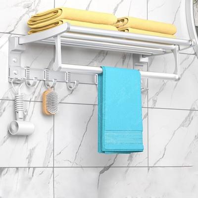 Aluminum Towel Rack Bathroom Towel Rack Rust Resistant