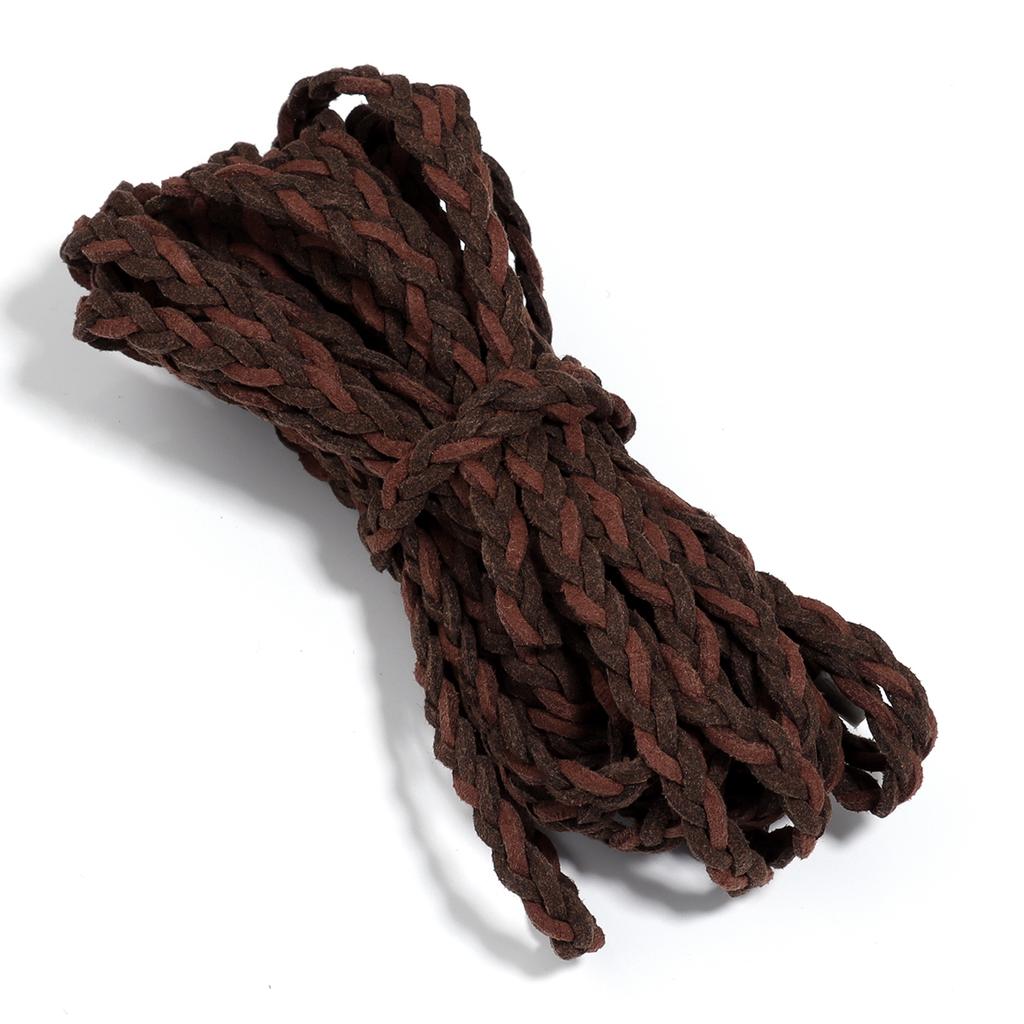 5 yards/lot Color Korean Velvet Braided Cords Three-Strand Woven Rope for Handmade Jewelry Making DIY Bracelet Garment Accessory