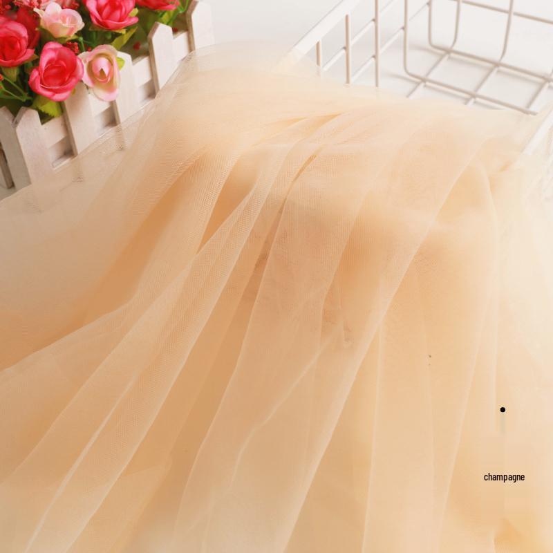 Fairy Mist Tulle Fabric: Soft Handmade Lace Veil for DIY, Clothing & Crafts