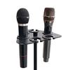 Durability On-Stage Multi Mic Holder Microphone Tray with AntiSlip Plastic Pad for Up To 8Mics Secure &Neat Storage