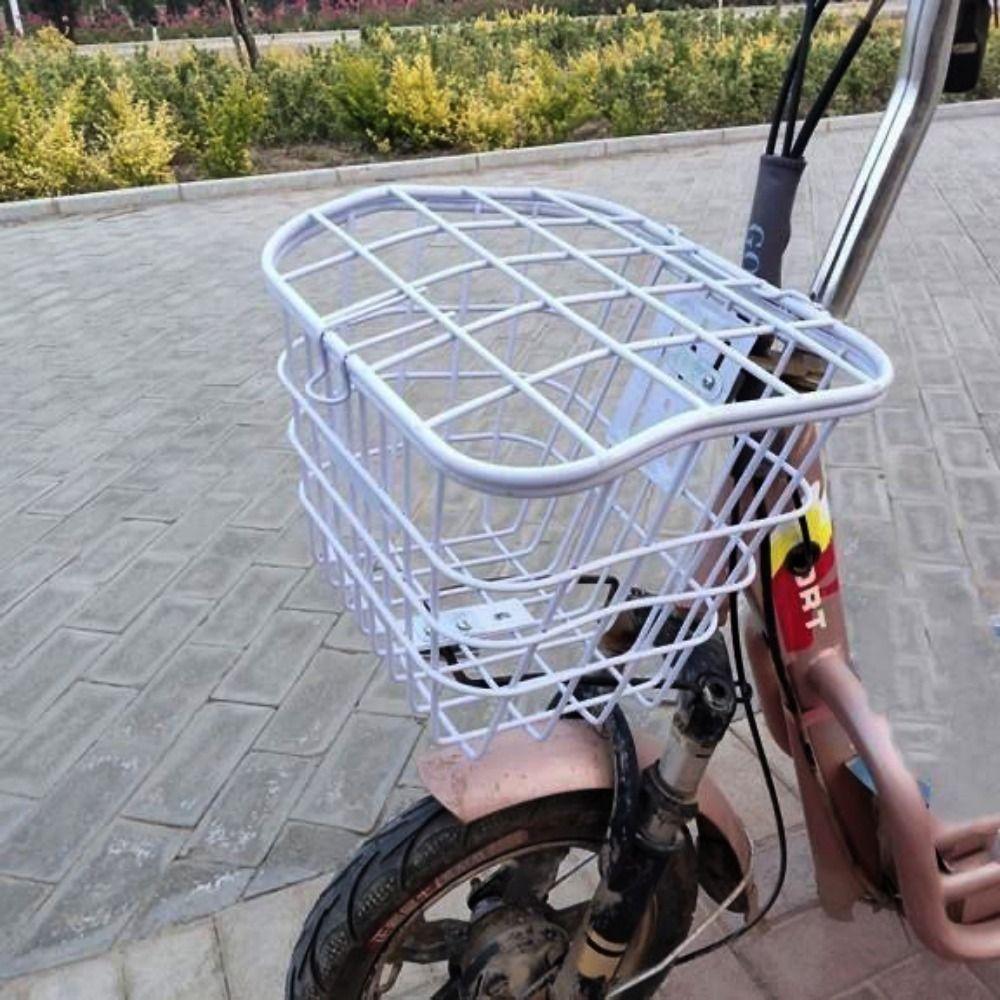Easy To Install Large Cart Basket Universal Bike Rear Mesh Basket Electric Bicycles Accessories