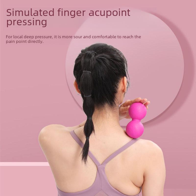 Portable Peanut Massage & Yoga Ball for Fascial Release and Rehabilitation