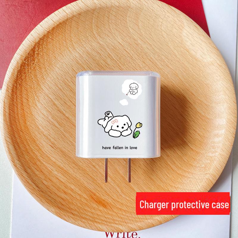 Capa Protetora para Carregador de 20W para Apple 14 Plus, Compatível com 13/12/11 Pro Max, com Organizador de Cabo de Dados