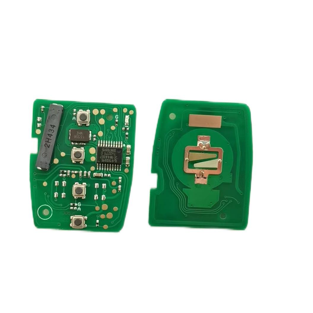 Compatible with Honda G: Straight Shank 2+1 Button Remote Control 433/313.8 MHz 47 Chip 2+1 Button 313.8 MHz 47 Chip