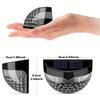 Solar-Powered Half-Circle Fence Lights Outdoor Wall Sconces Ambient Lighting Home Stair Lights Pillar Lights Outdoor Night Lights