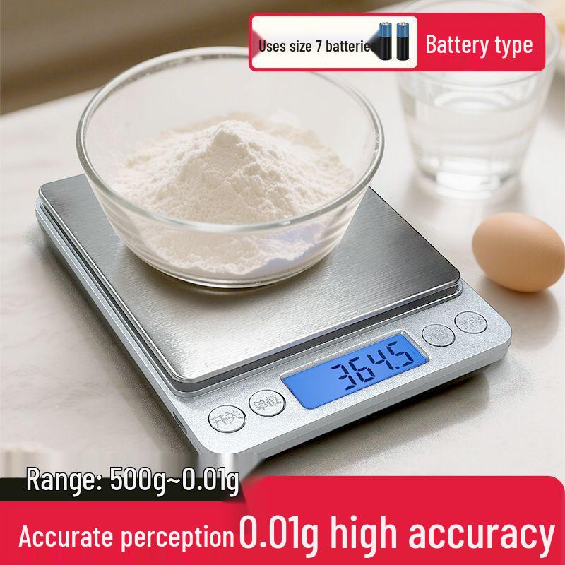 Köksvåg med hög precision för bakning och matlagning