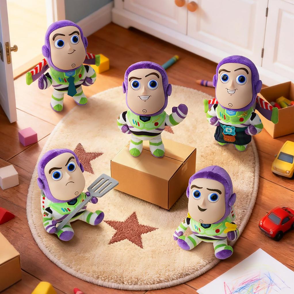 52TOYS BLINDBOX Pixar Toy Story 5 Buzz Lightyear Pixar Toy Story 5 Buzz Lightyear Series Plush Blind Box Figure Perfect for Collections and Gifts - -