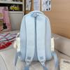 School bag women's new college style Japanese fresh cartoon polka dot backpack junior high school students lightweight travel backpack