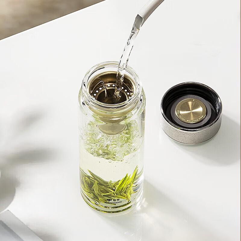 WANXIANG Single-Layer Glass Tea Cup
