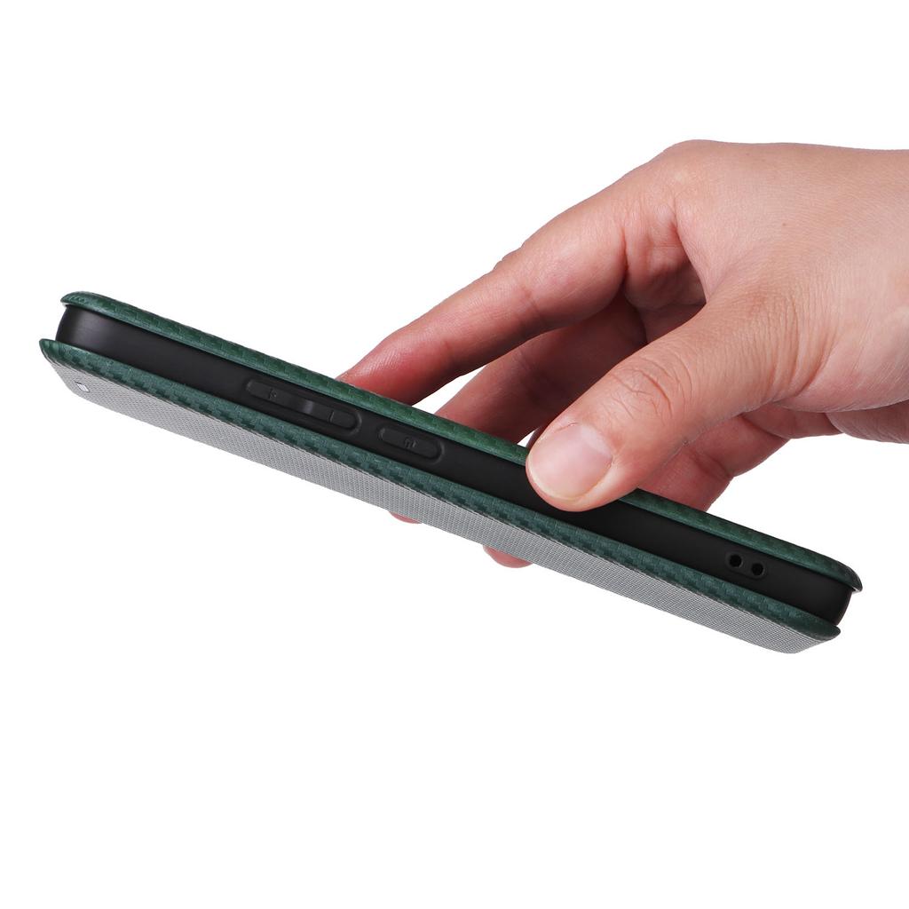 For Xiaomi 14T Case Carbon Fiber Texture Drop-Proof PU Leather Phone Cover