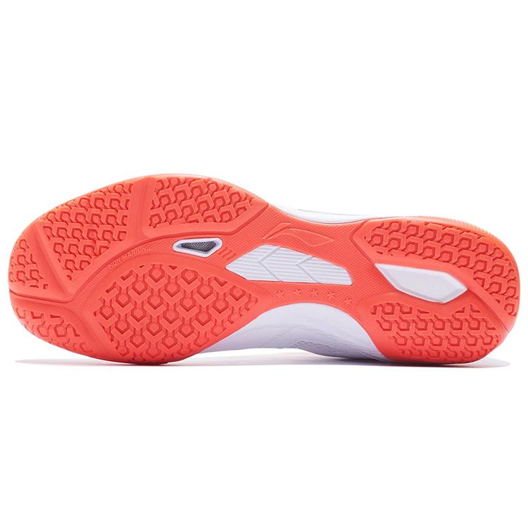 New LiNing Cushioning Anti Slip And Wear Resistant Low Top Training Shoes Unisex White Red Yellow APTT005-2