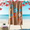 Gumball Cartoon Print Beach Towel, Large Soft Quick Dry Towel for Beach Camping Swimming