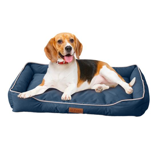 Orthopedic Dog Bed Waterproof Pet Nest Bed Non-Slip Cozy Puppy Bolster Cushion