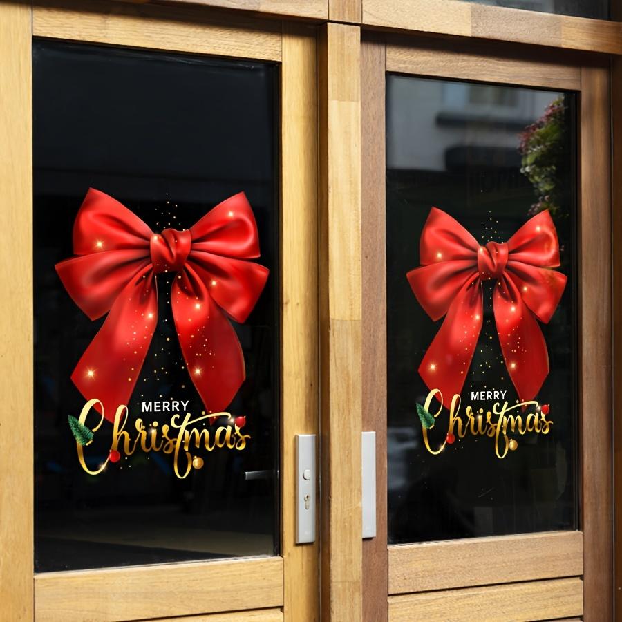 

Christmas Window Stickers -1 piece of holiday glass sticker, electrostatic adsorption, no need for power supply