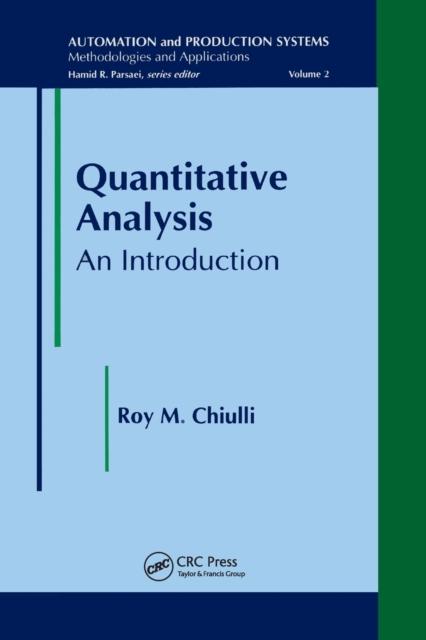 Kniha Quantitative Analysis : An Introduction