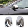 For Jeep Cherokee 14+ Backup Rear View Side Mirror Cover Trim Chrome Accessories