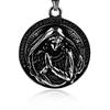 Hot Selling European and American Metal Holy Sister Maria Prayer Pendant Stainless Steel Necklace