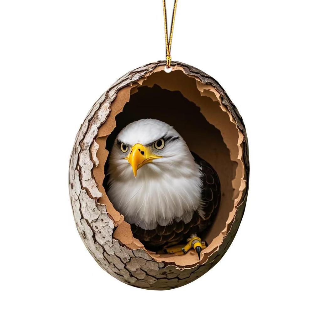 New Acrylic Flat Animal Christmas Ornaments - Perfect Tree and Festival Decorations Gift