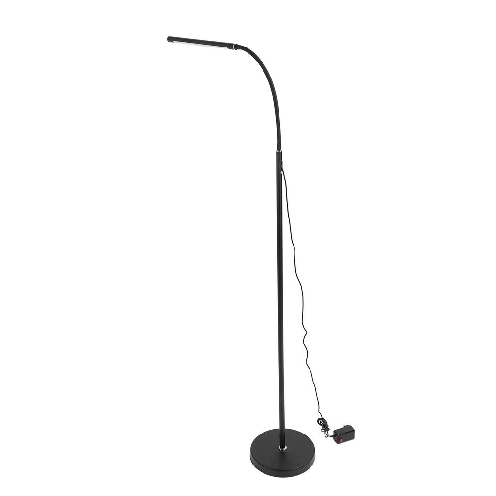 Luminária de Chão LED Ferro Ajustável Moderna de Canto com Controle Remoto para Quarto Sala de Estar