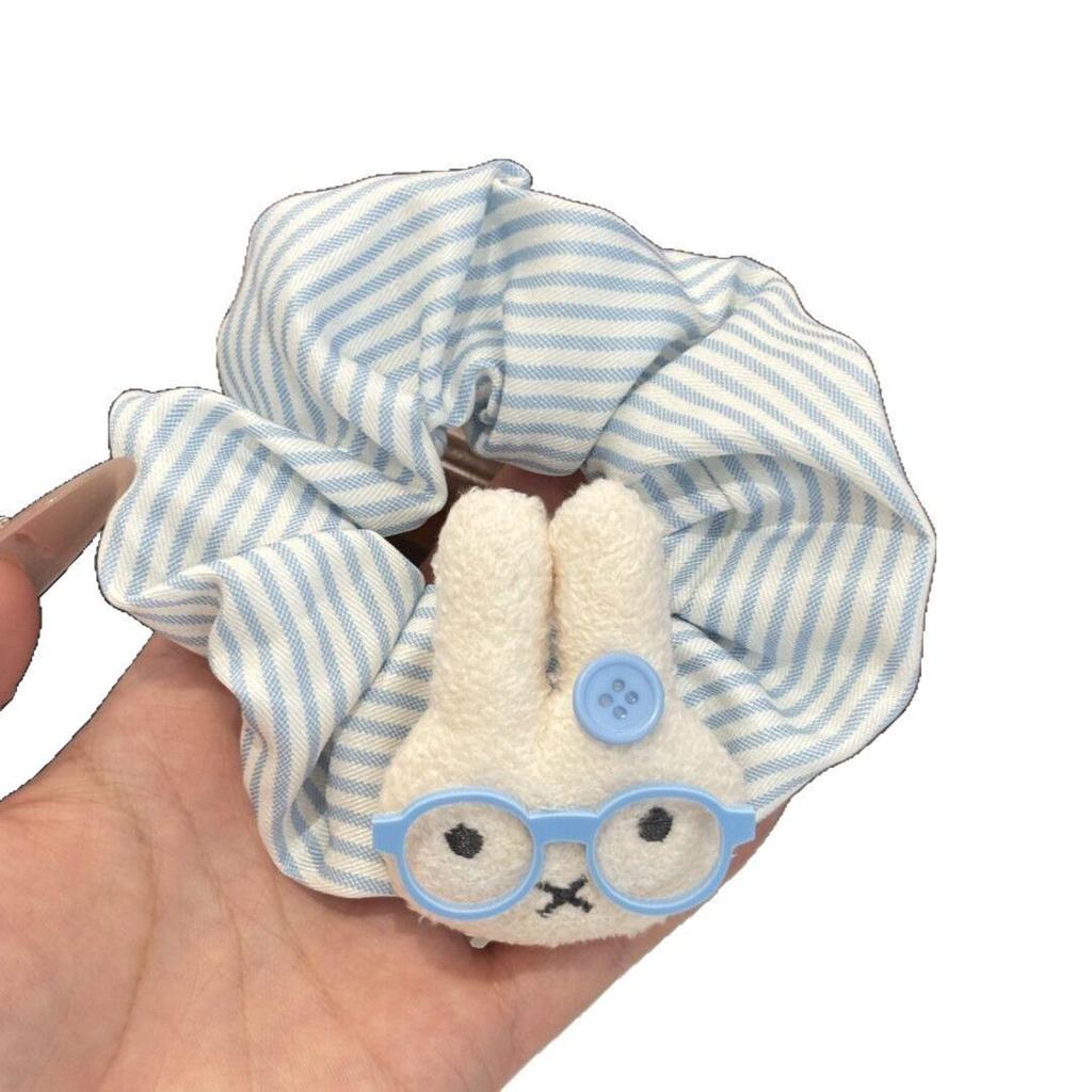 Cute Polka Dot Miffy Rabbit Scrunchie Hair Tie 2025