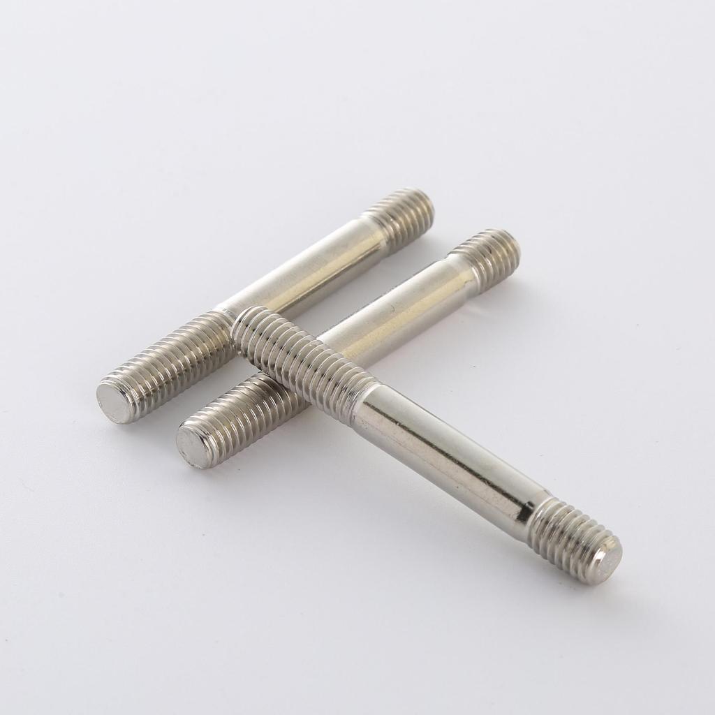 M8 M10 M12 M16 Nickel-Plated High-Strength Double-Ended Studs 304 Half/Full-Thread Bolts